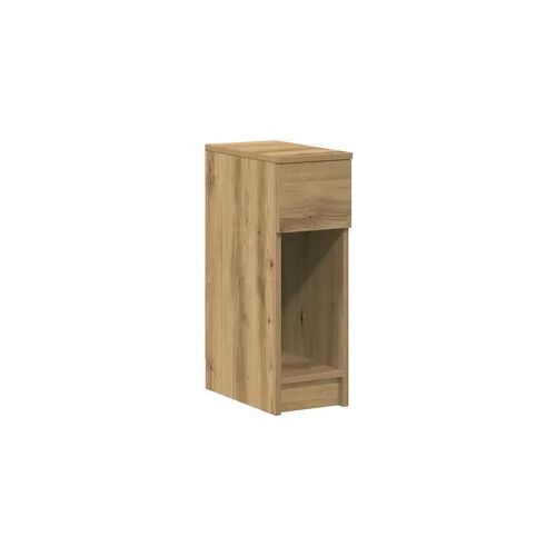 vidaXL Nachttisch mit Schublade Artisan-Eiche 20x36x60 cm