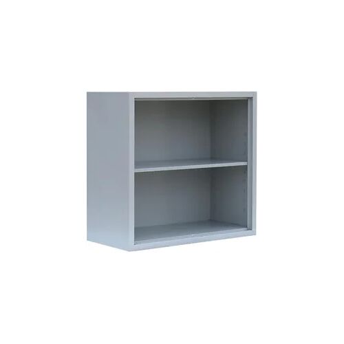 Bücherregal Aktenregal 2 OH, 750 x 800 x 380 mm lichtgrau