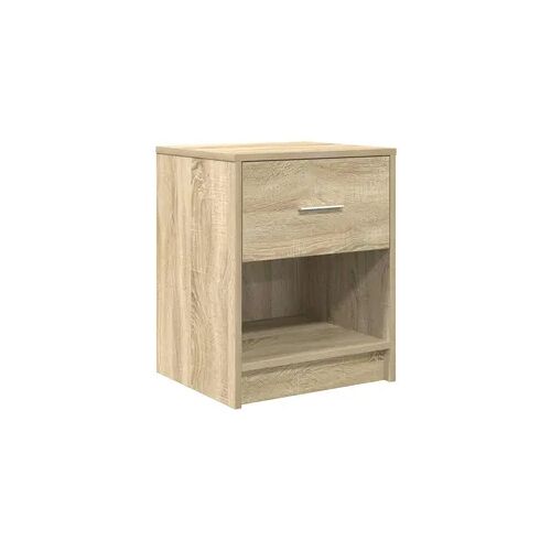 vidaXL Nachttisch mit Schublade Sonoma-Eiche 40x34x50 cm