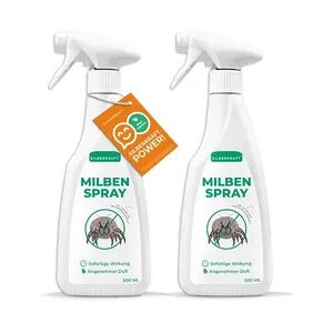 Milbenspray für Matratzen & Textil - Milben im Bett bekämpfen: 2 x 500 ml