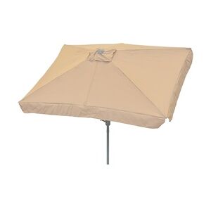 Merxx Schirm 160 x 230 cm, 38 mm Rohr, beige