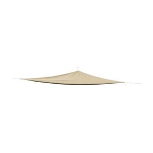 Lex Sonnensegel 3x3 m UV30+ Sonnenschutz Sonnendach wasserabweisend beige : Beige : 3 x 3 x 3 m