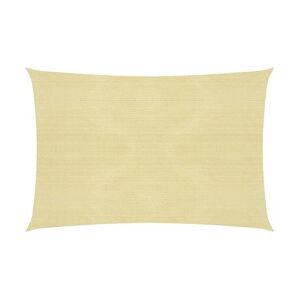 vidaXL Sonnensegel 160 g/m2 Beige 5x6 m HDPE