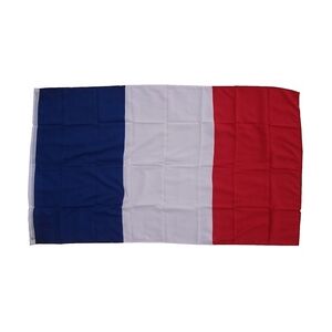Flagge Frankreich 90 x 150 cm Fahne mit 2 Ösen 100g/m2 Stoffgewicht Hissflagge Hissen