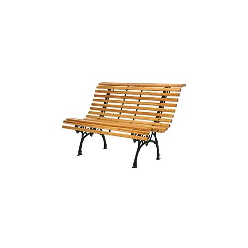 Koopmann International Gartenbank Sitzbank Parkbank 117x61x77cm Metall Holz Bank 2-Sitzer Garten Möbel