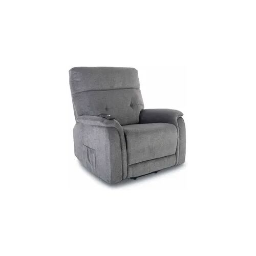 Fernsehsessel Aufstehhilfe, XXL-Relaxsessel, Liegefunktion, 200 kg Belastbarkeit, XXL-Sessel , Schlaffunktion, Mikrofaser, Dunkelgrau, Raburg Samson