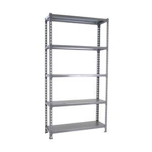 SimonRack Simonclick schraubenloses Metallregal 5 Böden. Farbe GRAU/GRAU 2000x1200x300 mm