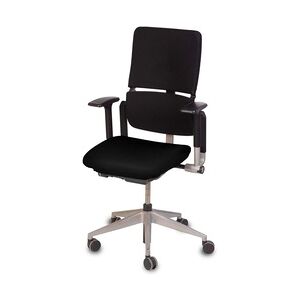 TexDeko Bezug für Bürostuhl - Husse für Bürodrehstuhl & Schreibtischstuhl, Chefsessel, Bürosessel one Size fits All (schwarz)