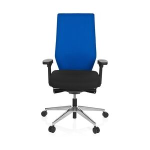 Bürostuhl / Drehstuhl PRO-TEC 700 Stoff schwarz/blau hjh OFFICE