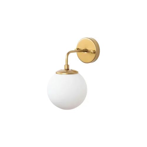 Wandleuchte in Gold und Weiß 15x21x27cm WellHome Baikal