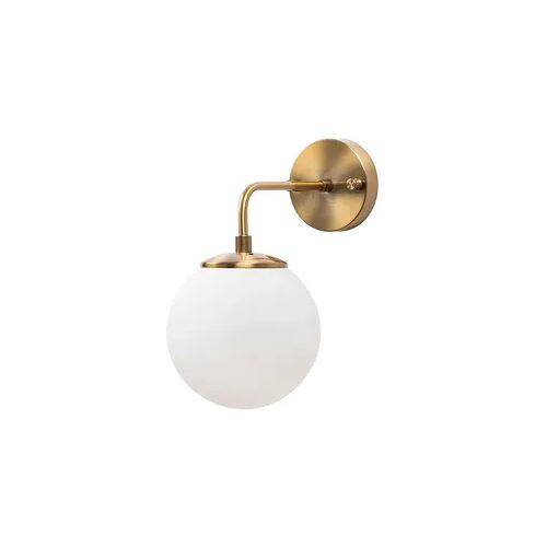 Wandleuchte in Gold und Weiß 15x27x25cm WellHome Baikal