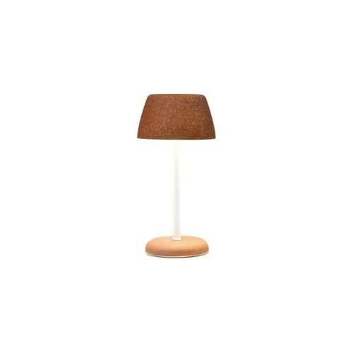 Smart Lamp Trilli Wi-Fi Zafferano – Wiederaufladbare LED, Touch, Wi-Fi-App, Weiß und Rost verzierte Keramik