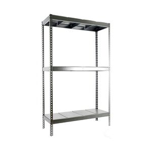 Proregal Schwerlastregal Metal Yeti Three   HxBxT 200x180x75cm   Fachlast 400kg   Verzinkt