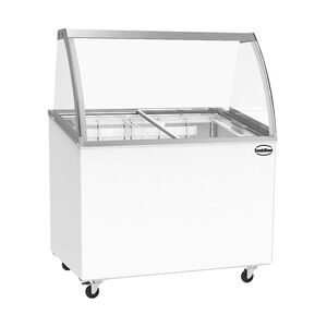 Chefgastro Speiseeisvitrine CAPRI 5X5 Ltr BxTxH 1043x659x1315mm