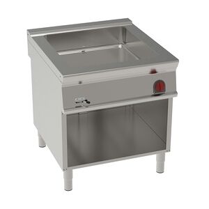 Elektrisches bain-marie 8 gn 1/3 auf einem offenen gestell - 800x900x900 mm - 4500 W 400/3V - 37150613 Eurast