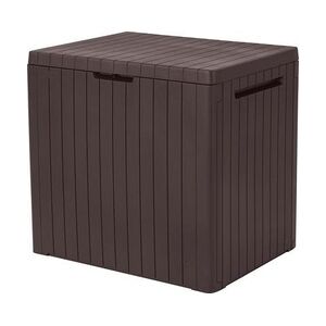 CAP’N COOK Gartenbox   LxBxH 44 x 58 x 55 cm   113 Liter Stauraum Platz   Kissenbox mit Deckel   Auflagenbox   Braun