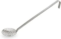 WAS Germany - Schaumlöffel Kitchen Tool 2085, Ø 8 cm, 28 cm, Perforation Ø 4 mm, Chromnickelstahl