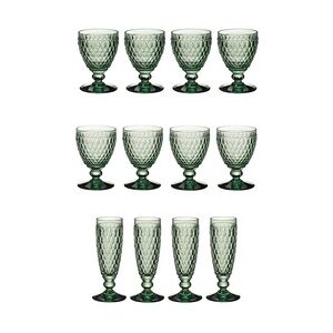 Villeroy & Boch Boston Coloured Weißwein- & Sektgläser Set 12er Set grün - DS