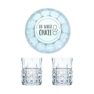 Nachtmann Whiskyglas mit Gravur Du Wirst Onkel, 2er Set