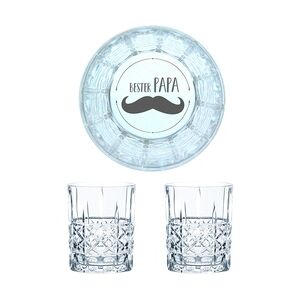 Nachtmann Whiskyglas mit Gravur Bester Papa, 2er Set