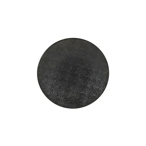 Dessertteller Vesuvio schwarz 21 cm x6 - Rond Grès Table Passion