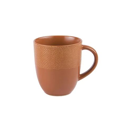 Tasse Vésuvio terra 30 cl x6 - Orange Rund Steingut Table Passion