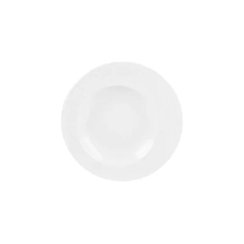 Suppenteller Ellipse 23 cm x6 - Weiß Rund Porzellan Table Passion