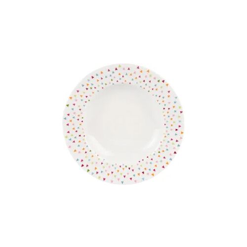 Suppenteller Manaos 22 cm x6 - Weiß Rund Porzellan Table Passion