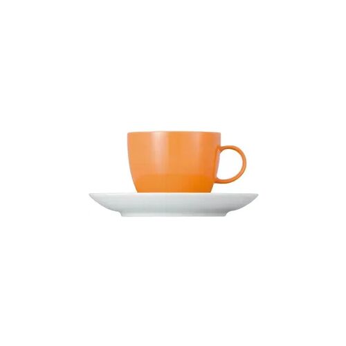 Kaffeetasse 2-tlg. - THOMAS SUNNY DAY - Dekor Orange - 1 Set