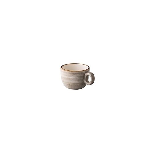 Chefgastro Kaffeetasse Jersey stapelbar in grau 350ml, ohne Untertasse (6 Stück) von CHEFGASTRO