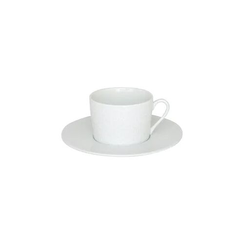 Teetasse und Untertasse Louna 22 cl - Weiß Rund Porzellan Table Passion