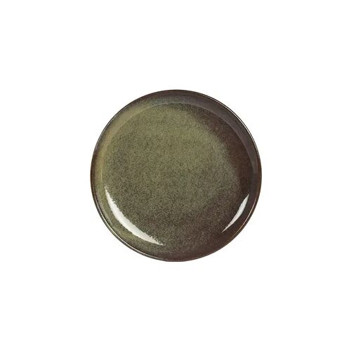 Teller Cilaos 27,5 cm x6 - Grün Rund Steingut Table Passion