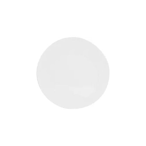 Dessertteller Ellipse 23 cm x6 - Weiß Rund Porzellan Table Passion