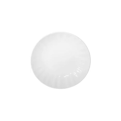Dessertteller Emma 20,5 cm - Weiß Rund Porzellan Table Passion