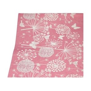 12 Rollen Tischdecke, Papier 3 m x 1,2 m fuchsia Meadow