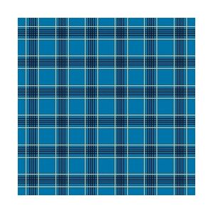 160 Servietten, 3-lagig 1/4-Falz 33 cm x 33 cm Checkered blue