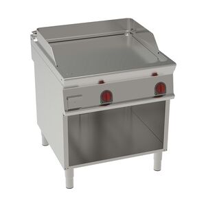 Elektrische grillplatte fe 15 mm glatt auf offenem untergestell - 800x900x900 mm - 12000 W 400/3V - 36170613 Eurast