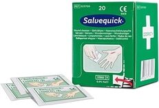 20 Cederroth Wipes Salvequick Wundreiniger refill für erste Hilfe Station REF 490920