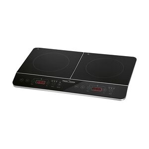 ProfiCook Induktions-Doppelkochplatte  PC-DKI 1067, autom. Topferkennung, Sensor-Touch Bedienfeld, 180 Min.-Timer mit Abschaltautomatik und Endsignal