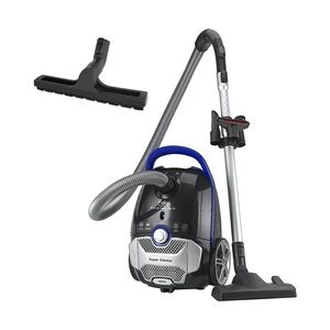 Fakir TS 721 Blue Vac Power Bodenstaubsauger mit Beutel, inkl. Parkettdüse, HEPA 14-Filter, 69 dBA, Leistungsregulierung, 12 m Aktionsradius, 800 W