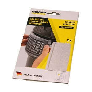 Kärcher 2.863-262.0 2x Abluftfilter für AD 4 Premium Asche-/Trockensauger