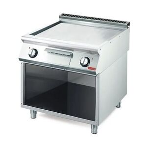 Gastro M 700 elektrische Grillplatte GM70/80FTES-CR Glatt und Verchromt