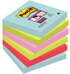 Post-it Haftnotizen Super Sticky Notes, 127 x 76 mm, Miami