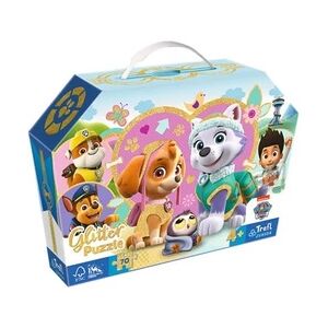 Puzzle Junior Glitzer, Paw Patrol, 70 Teile