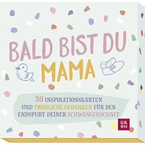 Groh Verlag - GEBRAUCHT Bald bist du Mama: 30 Inspirationskarten und fröhliche Gedanken für den Endspurt deiner Schwangerschaft (Geschenke für die Schwangerschaft und werdende Mamas) - Preis vom 05.05.2024 04:53:23 h