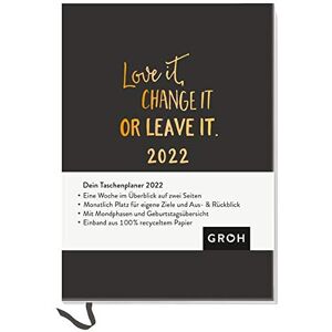 GEBRAUCHT Love it, change it or leave it 2022: Terminplaner a6 mit Wochenansicht, Ferienterminen, Jahresübersichten 2022/2023 und Mondphasen - Preis vom 05.05.2024 04:53:23 h