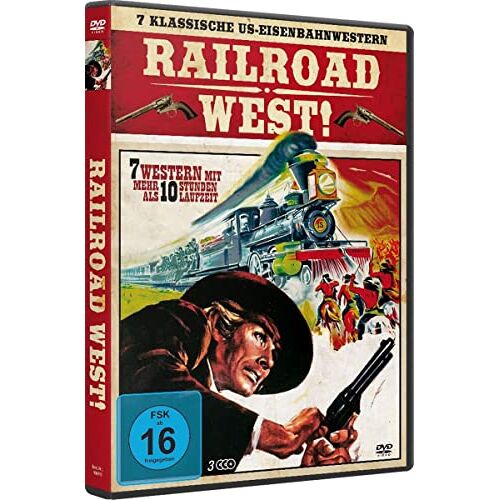 GEBRAUCHT Railroad West! - 7 klassische US-Eisenbahnwestern [3 DVDs] - Preis vom 18.04.2024 05:05:10 h