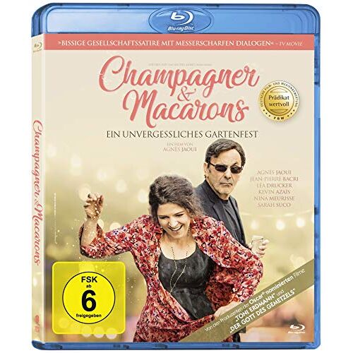 Agnes Jaoui – GEBRAUCHT Champagner & Macarons – Ein unvergessliches Gartenfest [Blu-ray] – Preis vom 23.11.2023 06:07:48 h