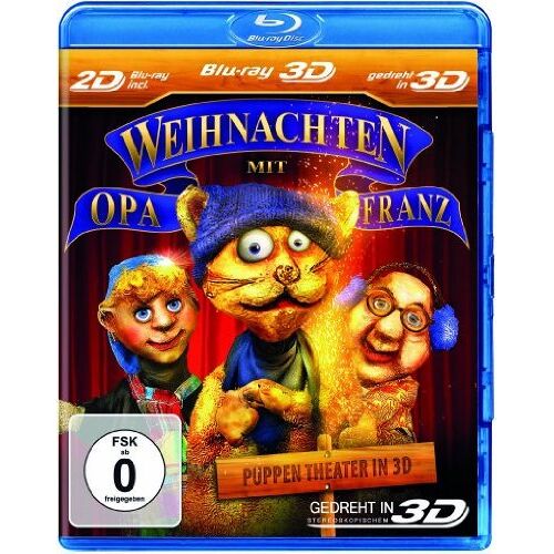 Frieder Kräuter - GEBRAUCHT Kasperletheater 3D - Teil 4 Weihnachten bei Opa Franz [3D Blu-ray] - Preis vom 19.04.2024 05:01:45 h