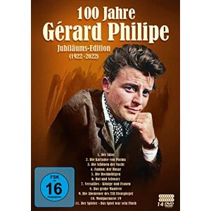 Claude Autant-Lara - GEBRAUCHT 100 Jahre Gérard Philipe - Jubiläums-Edition (1922-2022): u.a. Fanfan, der Husar, Till Ulenspiegel, Die Kartause von Parma, Rot und Schwarz, Der Spieler, Die Hochmütigen - Preis vom 05.05.2024 04:53:23 h